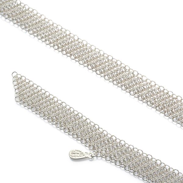 TIFFANY&Co. ティファニー ネックレス メッシュ スカーフ シルバー 925  