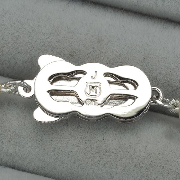 MIKIMOTO ミキモト ネックレス パール 真珠 6.5-8.5mm シルバー 袋BLJ  