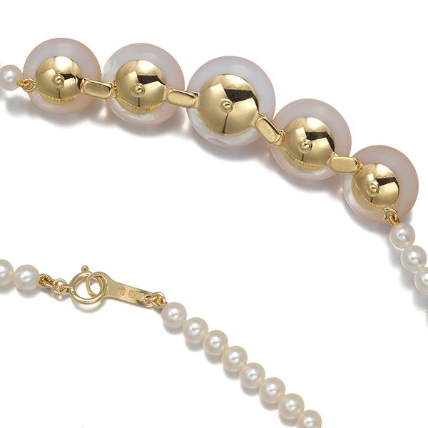 TASAKI タサキ ネックレス マベパール 真珠 12.5-14.5mm ベビーパール  