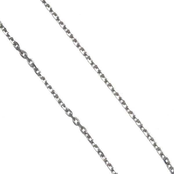 ミキモト チェーンネックレス 40cm K18WG BLJ : 154945 : グリーバー  