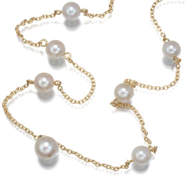 TASAKI タサキ ネックレス パール 真珠 5.0-6.3mm ステーション TASAKI タサキ ネックレス パール 真珠 5.0-6.3mm ステーション