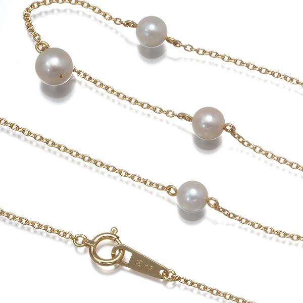 TASAKI タサキ ネックレス パール 真珠 5.0-6.3mm ステーション TASAKI タサキ ネックレス パール 真珠 5.0-6.3mm ステーション