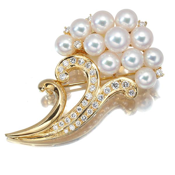 TASAKI タサキ ペンダント トップ パール 真珠 7.8mm ダイヤ