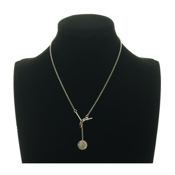 HERMES エルメス ネックレス エクスリブリス PM シルバー 925 HERMES エルメス ネックレス エクスリブリス PM シルバー 925