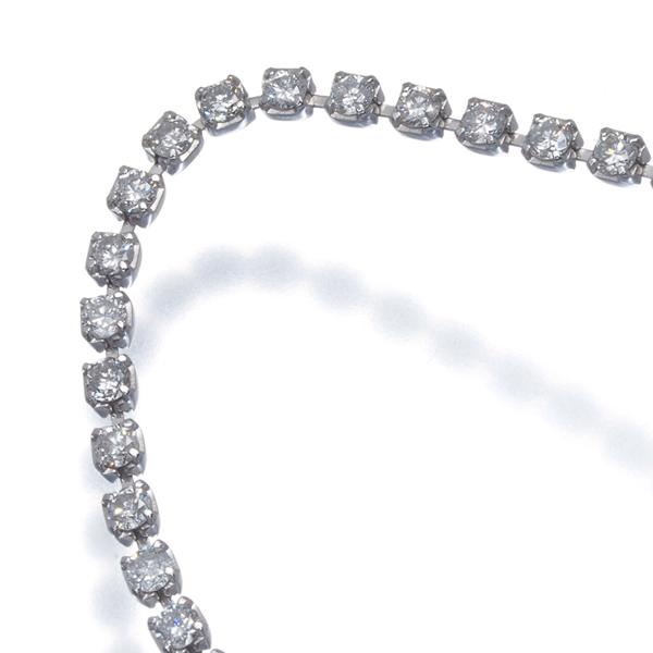 ダイヤ ダイヤモンド 2.00ct テニス ブレスレット Pt850 GENJ 大幅 