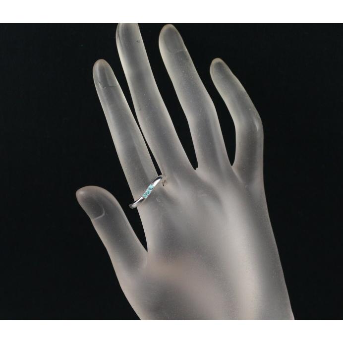 可愛さが詰まってます!!★パライバトルマリン&アウイナイトリングK18、Pt★ 可愛さが詰まってます!!☆パライバトルマリン&アウイナイトリングK18、Pt☆