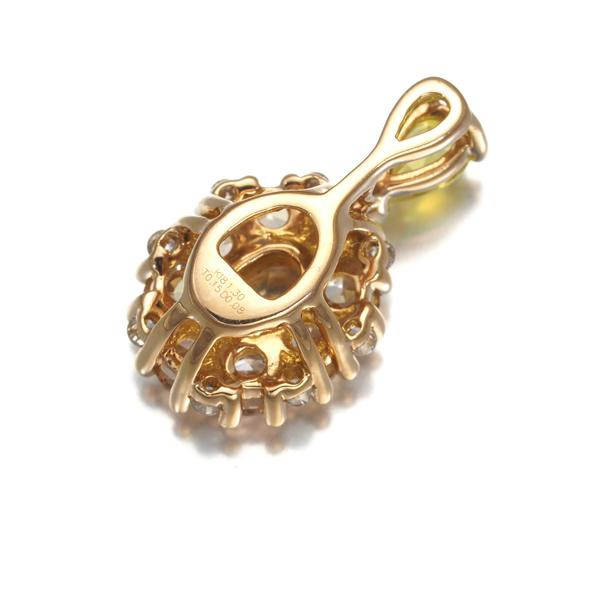 トパーズ 1.30ct ダイヤ ダイヤモンド 0.08ct イエローストーン 0.15ct 