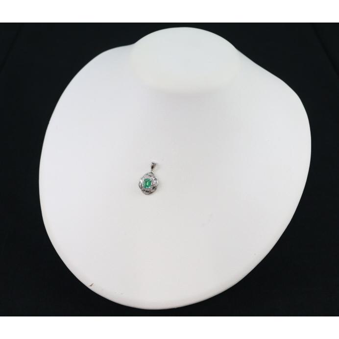 エメラルド 0.505ct ダイヤ ダイヤモンド 0.30ct クラシック  
