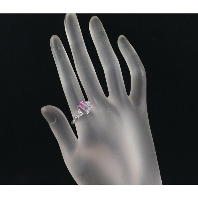 バイカラートルマリン 2.15ct ダイヤ ダイヤモンド 0.18ct リング 