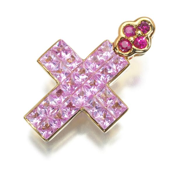 レエッセンシャル ミステリーセッティング ルビーペンダント