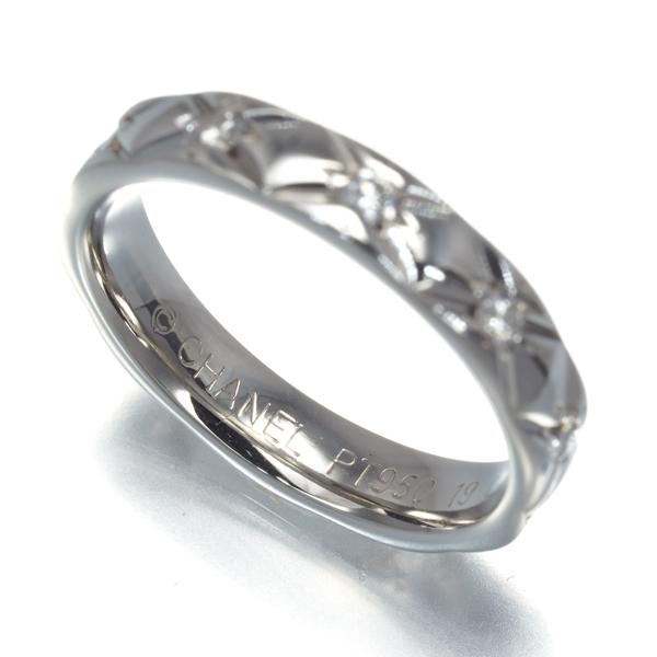 シャネル リング ダイヤ ダイヤモンド マトラッセ ミディアム フル 10P  