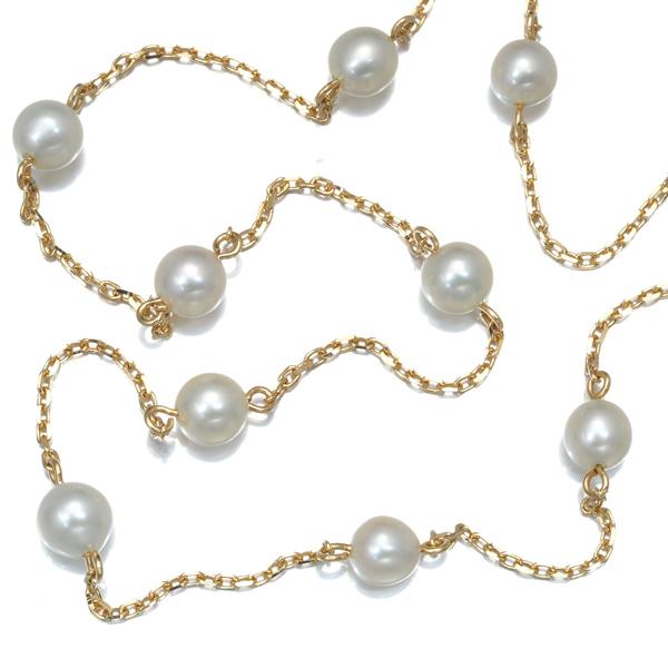 TASAKI タサキ ネックレス ベビーパール 真珠 4.8mm ステーション  