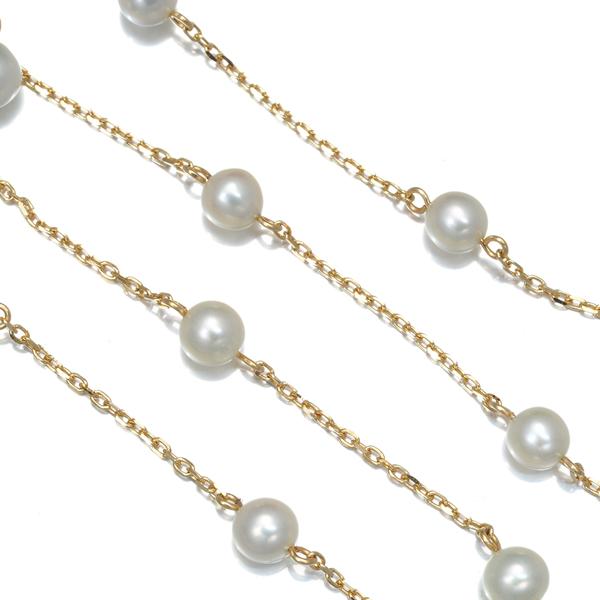 TASAKI タサキ ネックレス ベビーパール 真珠 4.8mm ステーション 