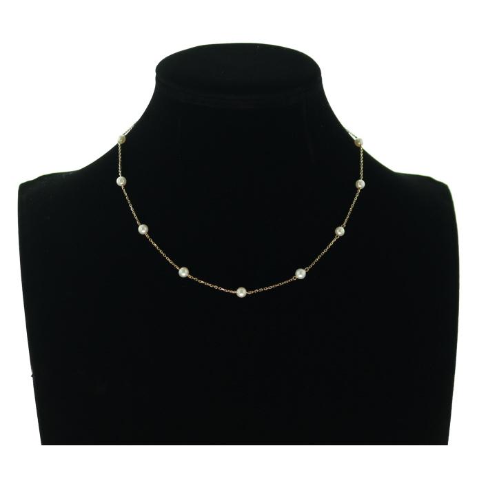 TASAKI タサキ ネックレス ベビーパール 真珠 4.8mm ステーション 