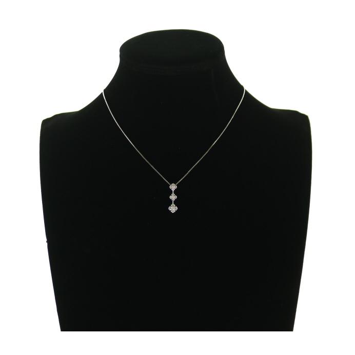 モニッケンダム ネックレス ダイヤ ダイヤモンド 0.67ct フローラ 