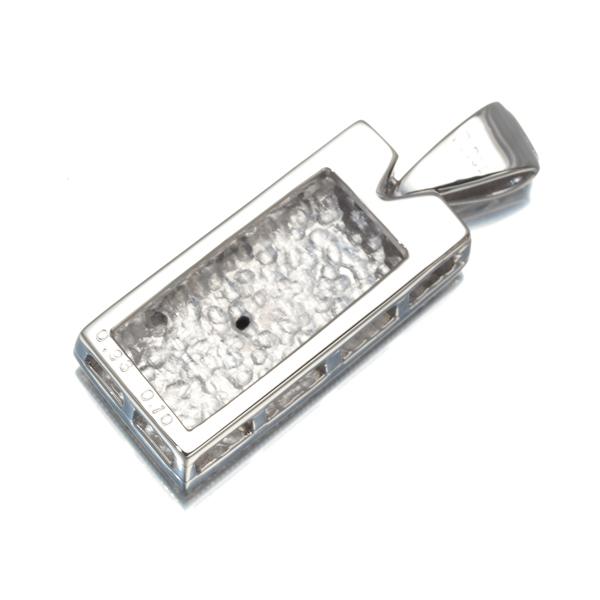 板翡翠 ヒスイ 0.93ct ダイヤ ダイヤモンド 0.10ct ペンダントトップ  