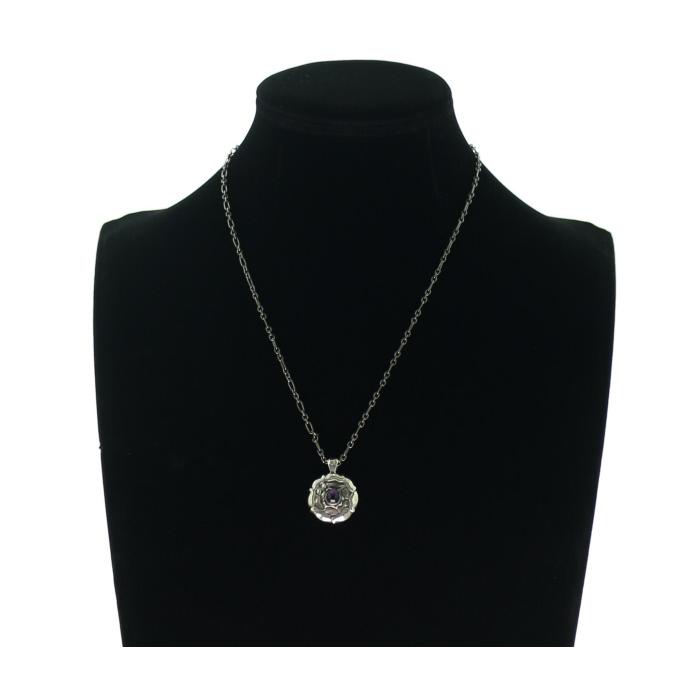Georg Jensen ジョージジェンセン ネックレス アメジスト B シルバー 