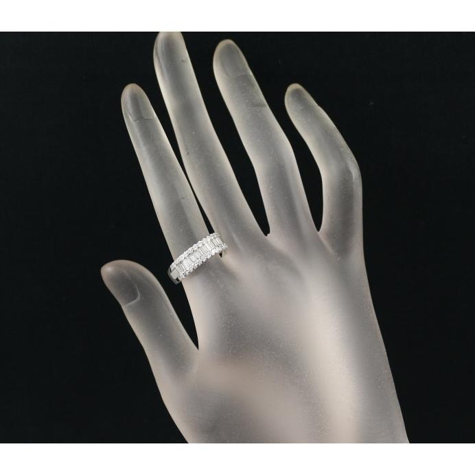 ダイヤ ダイヤモンド 1.00ct 2種カット リング Pt900 指輪 GENJ 大幅 