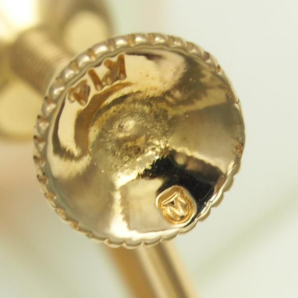 ミキモト イヤリング パール アコヤ真珠 7.5mm K14YG BLJ : 160093 