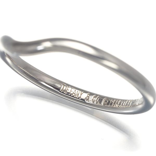 TIFFANY&Co. ティファニー リング カーブドバンド 13号 Pt950 指輪 BLJ 
