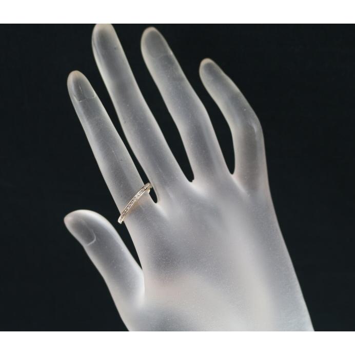 スワ リング ダイヤ ダイヤモンド レールセッティング シングルカット  