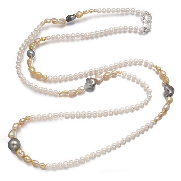 【美品】ミキモト k18 ペルリータ ベビーパール ネックレス 箱付き ミキモト k18 ペルリータ ベビーパール ネックレス 箱付き ミキモト