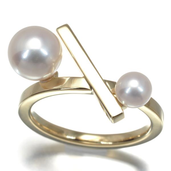 TASAKI タサキ リング パール 真珠 5.0-7.5mm バランスクロス 12 TASAKI タサキ リング パール 真珠 5.0-7.5mm バランスクロス 12