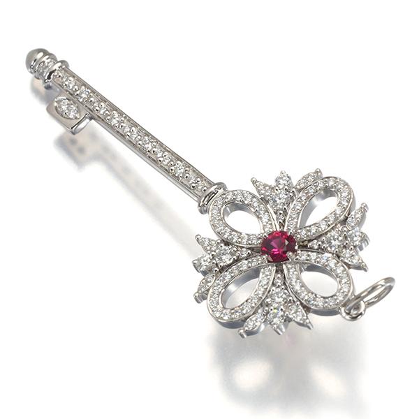 TIFFANY&Co.（ティファニー） ペンダントトップ ルビー ダイヤ