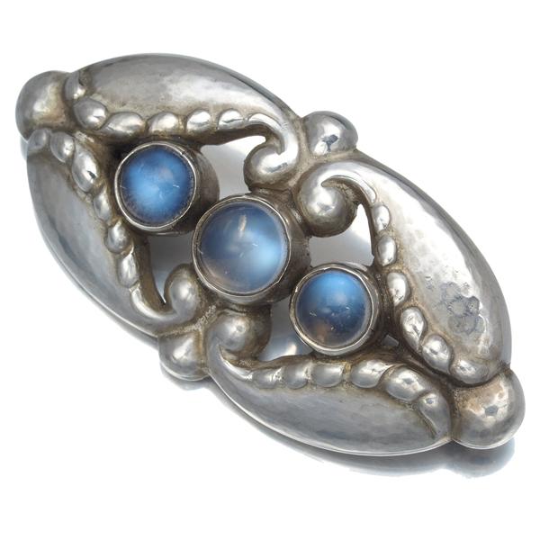 Georg Jensen ジョージジェンセン ブローチ ムーンストーン 156 Georg Jensen ジョージジェンセン ブローチ ムーンストーン 156