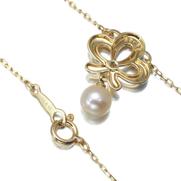 MIKIMOTO ミキモト ネックレス パール 真珠 5.5mm ダイヤ MIKIMOTO ミキモト ネックレス パール 真珠 5.5mm ダイヤ