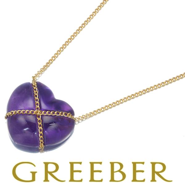 TIFFANY&Co. ティファニー ネックレス アメジスト チェーンクロス  