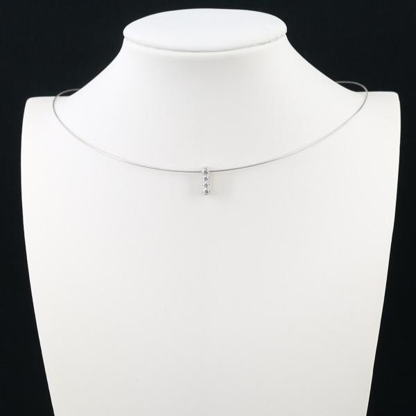 ギメル ネックレス ダイヤ ダイヤモンド 0.153ct イニシャル I オメガ 
