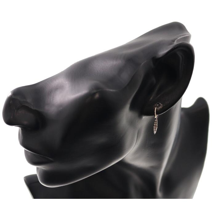 カシケイ ピアス ブラウンダイヤ ダイヤモンド 0.48ct ネイキッド  