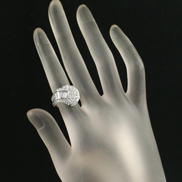 ダイヤ ダイヤモンド 2.02ct 2種カット リング Pt900 指輪 GENJ 大幅  