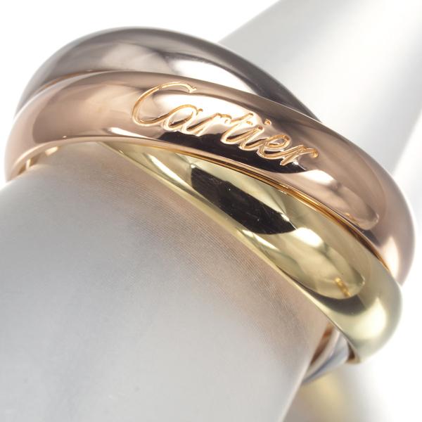 Cartier カルティエ トリニティリング スリーカラー クラシック 48号  