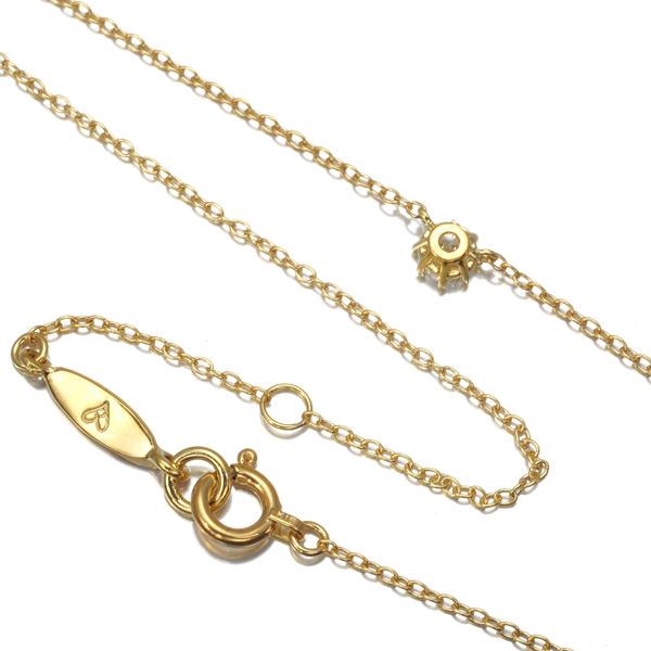 AHKAH アーカー ネックレス ダイヤ ダイヤモンド 0.15ct ソルティ  