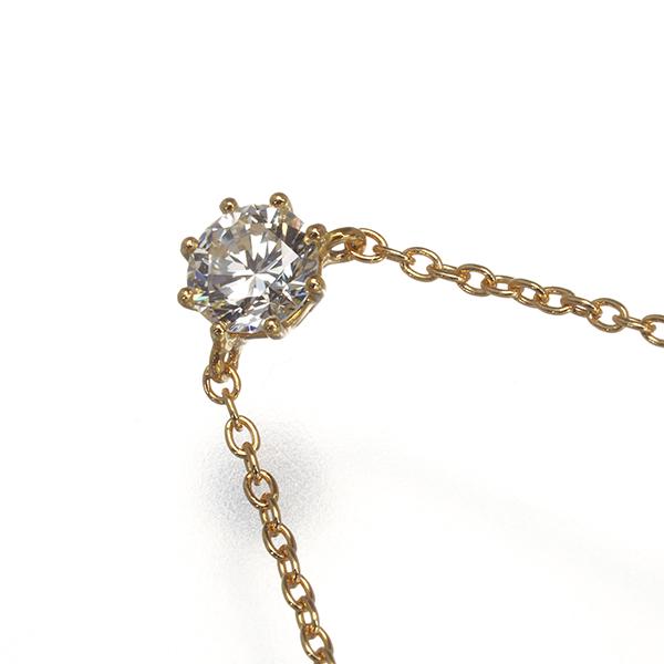AHKAH アーカー ネックレス ダイヤ ダイヤモンド 0.15ct