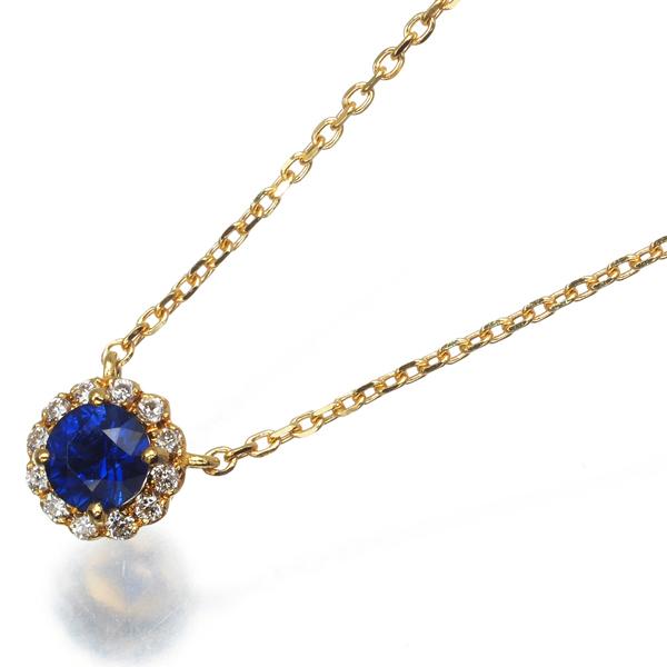 STAR JEWELRY スタージュエリー ネックレス サファイア ダイヤ  