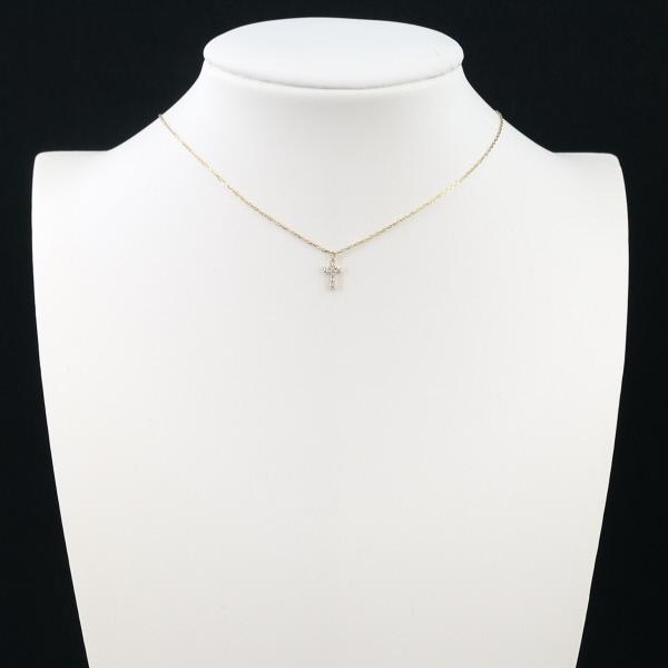 AHKAH アーカー ネックレス ダイヤ ダイヤモンド 0.05ct クロスパヴェ  