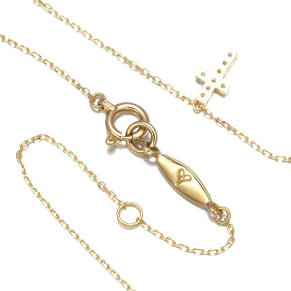 AHKAH アーカー ネックレス ダイヤ ダイヤモンド 0.05ct クロスパヴェ 