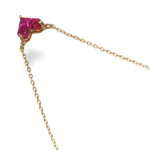 STAR JEWELRY スタージュエリー ネックレス ルビー 0.15ct 