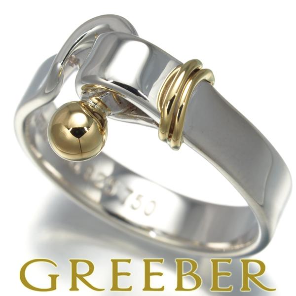 TIFFANY&Co. ティファニー フックアンドアイ リング 約12号 Tiffany&Co.】フック＆アイ リング 12号 SV/YG | BRAND JEWELRY