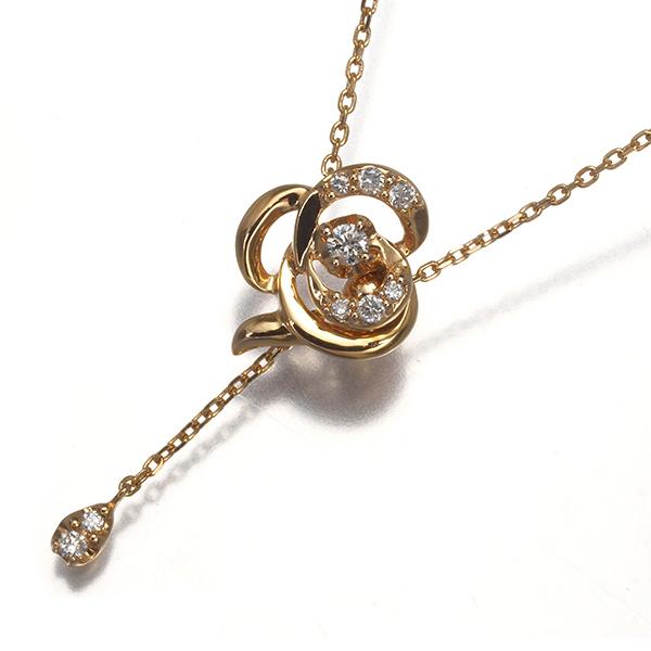 VENDOME ヴァンドーム ネックレス ダイヤ ダイヤモンド バラ フラワー  