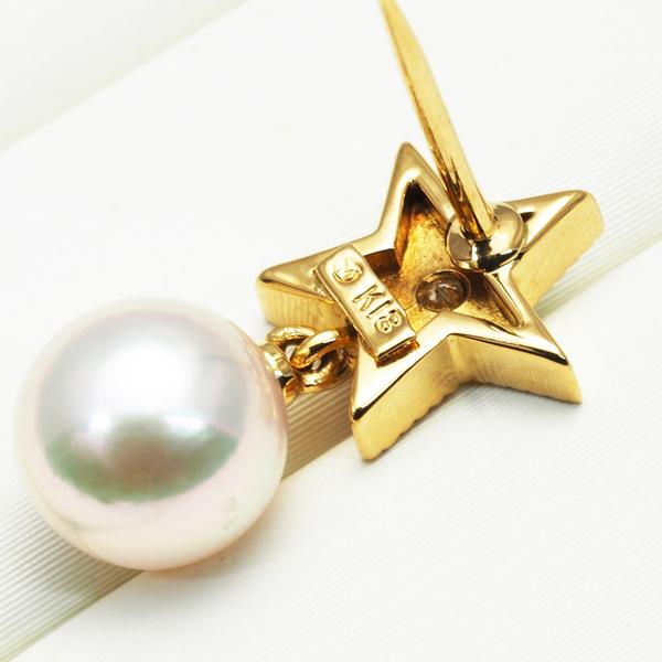 MIKIMOTO ミキモト ブローチ パール 真珠 7.2mm ダイヤ MIKIMOTO ミキモト ブローチ パール 真珠 7.2mm ダイヤ