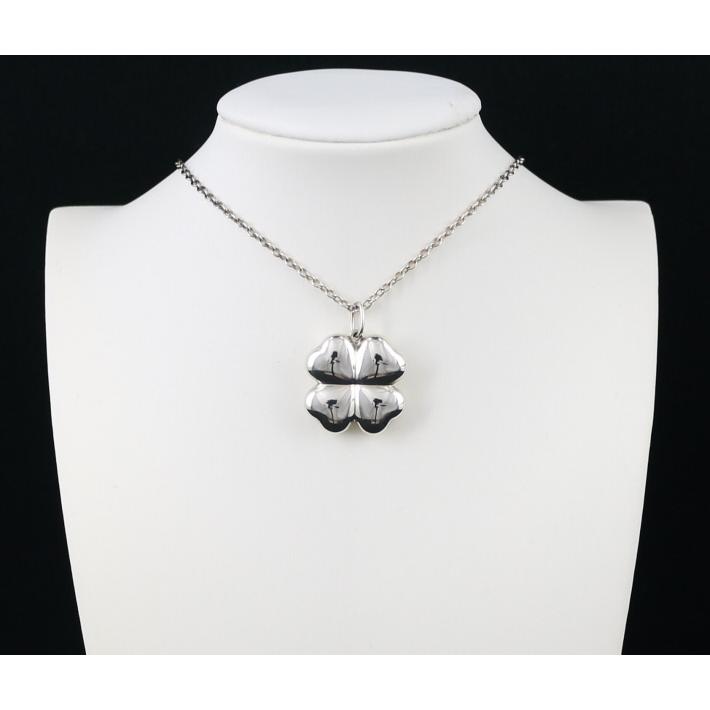 Georg Jensen ジョージジェンセン ネックレス 387 クローバー シルバー 