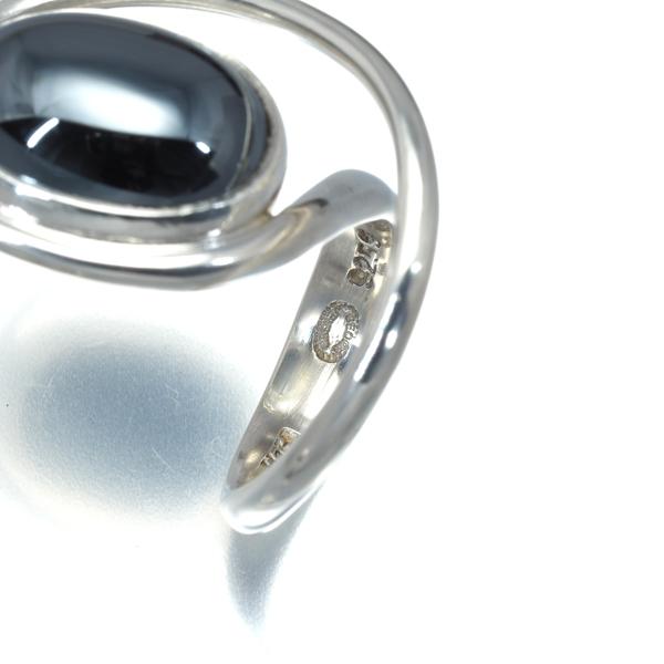 Georg Jensen ジョージジェンセン リング ヘマタイト HaH 10号 