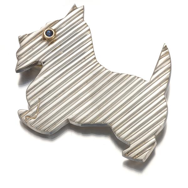 Tiffany & Co. ティファニー 925 シルバー 犬 ドッグ ブローチ 美品 TIFFANY & CO.シルバー925 犬 ドッグ モチーフ ブローチ 2025年