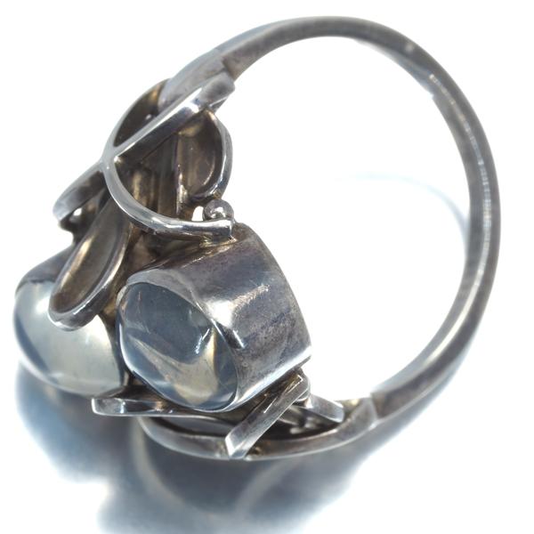 Georg Jensen ジョージジェンセン リング ムーンストーン 48 13.5号 
