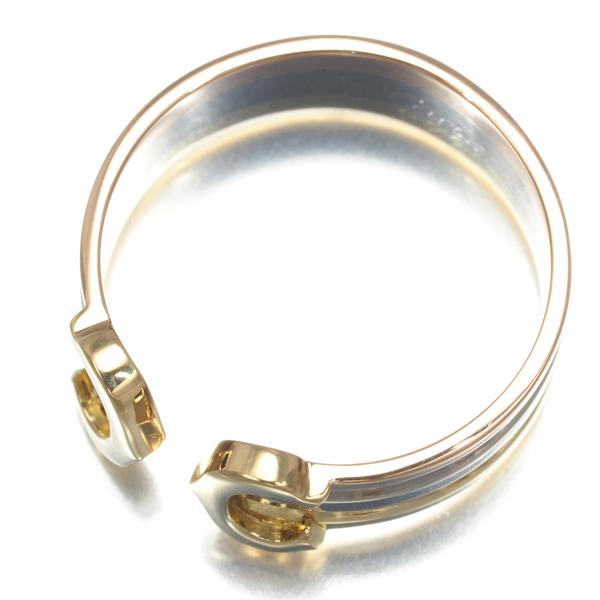 Cartier カルティエ リング 2C ドゥーブルC C2 スリーカラー SM 50号  