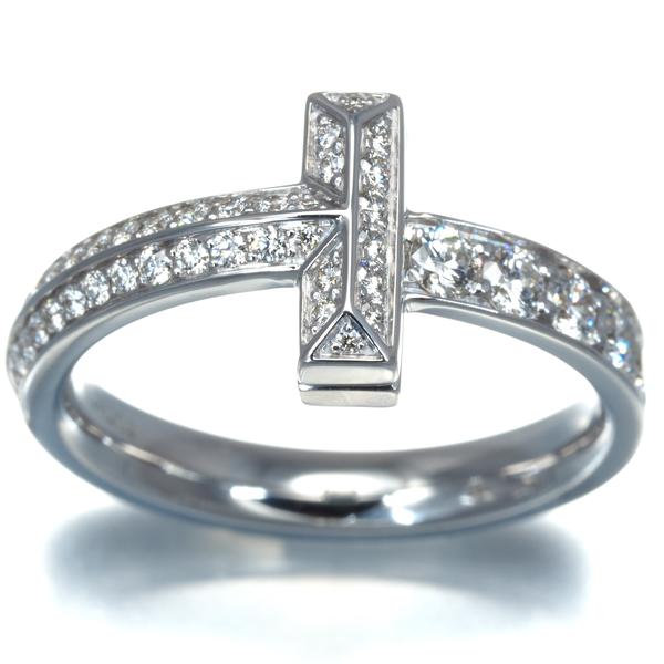 TIFFANY&Co. ティファニー リング ダイヤ ダイヤモンド 0.45ct Tワン  